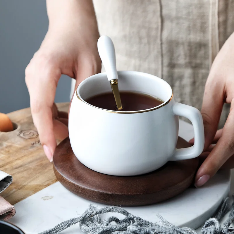 Travel Personalized Coffee Mugs Creative Bone China Home Gardon Mug Ceramic Tazas Desayuno Kitchen Supplies QOO50MK | Дом и сад