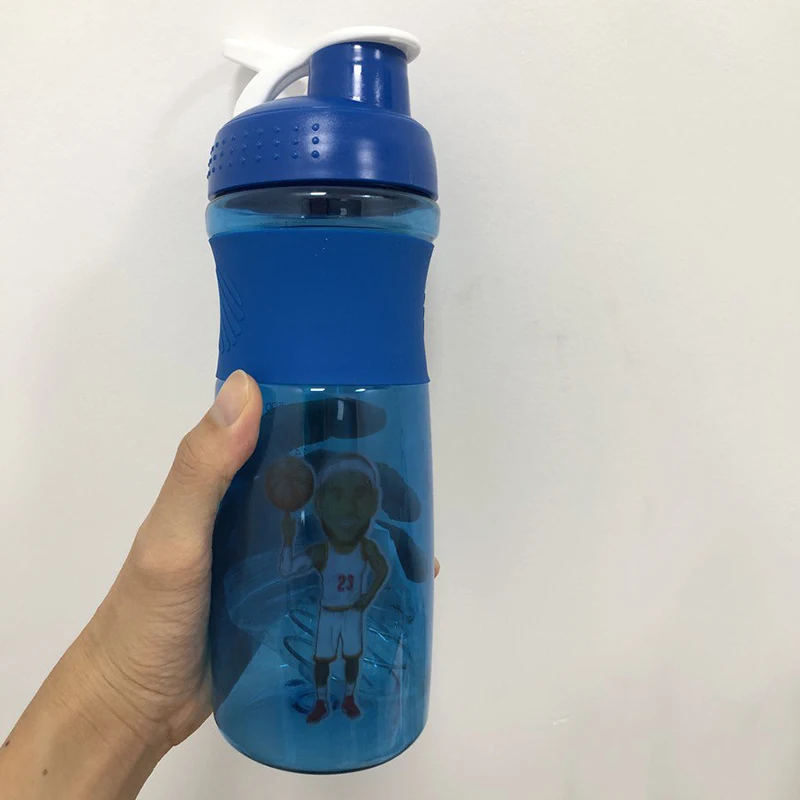 760ml протеин бутылка шейкер для порошка спортивный блендер известной звезды