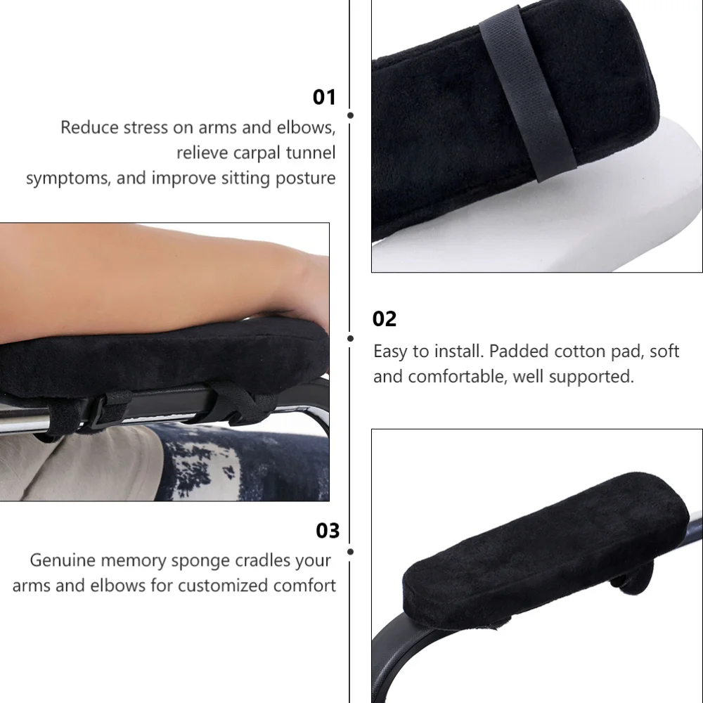 

1 Pair Comfortable Elbow Pillow Memory Sponge Armrest Mat Elbow Supports