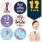 12 шт.компл. Новорожденные ежемесячные наклейки для навыков Новорожденные Беременные женщины самоклеящиеся наклейки для фотографирования реквизит сделай сам сувениры
