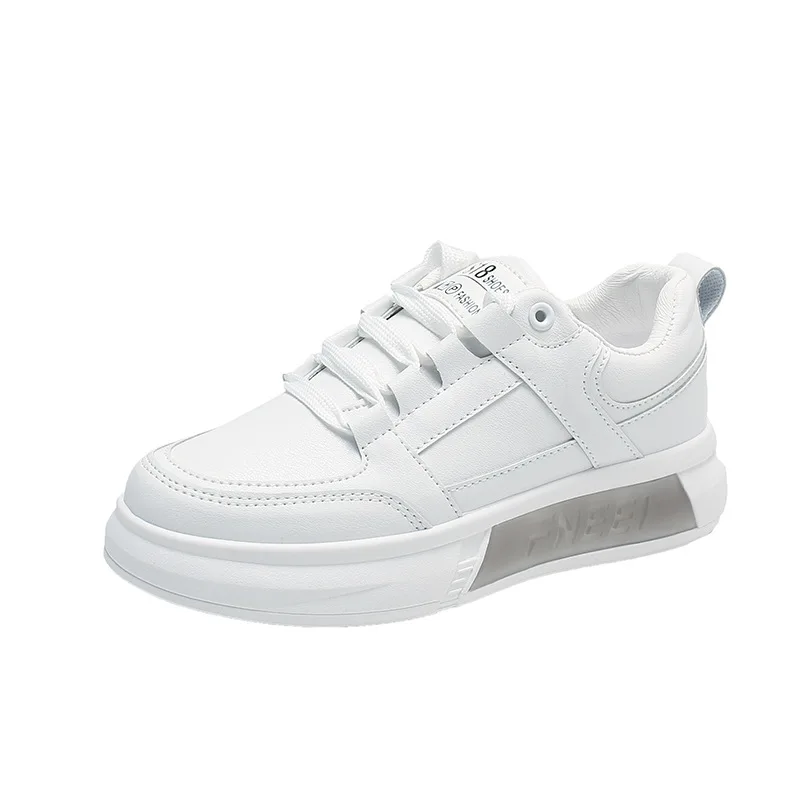 

Little White Shoes Female Tide 2021 Spring New Thick-Soled Casual Sports Female Student Running Board Shoes