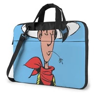 lucky luke laptop bag case bicycle messenger computer bag carry vintage laptop pouch