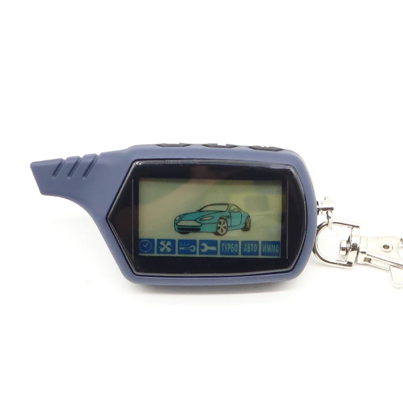 

1 Pcs Anti-theft System A91 LCD Remote Controller For 2 Way Car Alarm Starline 91 Engine Starter Fob Keychain/lcd Body Remote