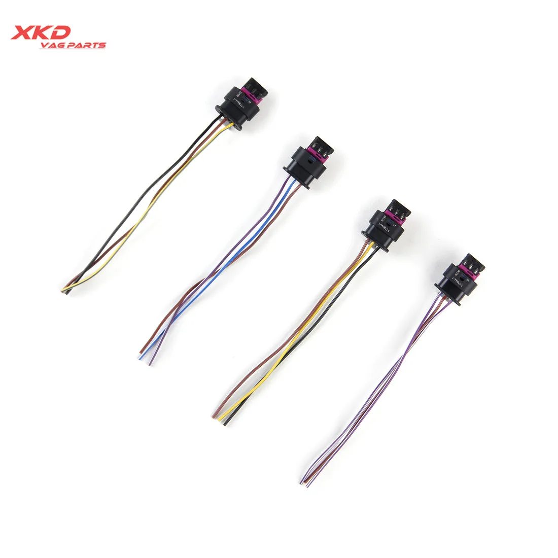 4 шт. 3-контактный соединитель проводки штепсельная Вилка для головного телефона