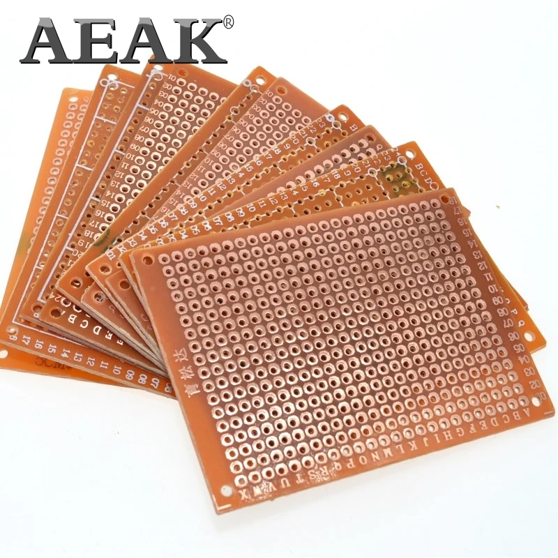AEAK 10 шт. PCB 5*7 см 5*7 DIY Прототип бумага PCB Универсальный Эксперимент Матрица платы 5x7 см