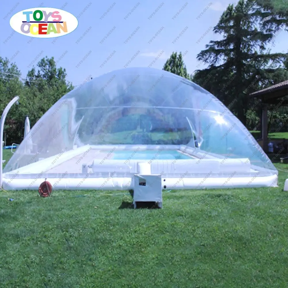 Индивидуальный размер надувной прозрачный Бассейн Крышка для бассейн заднего