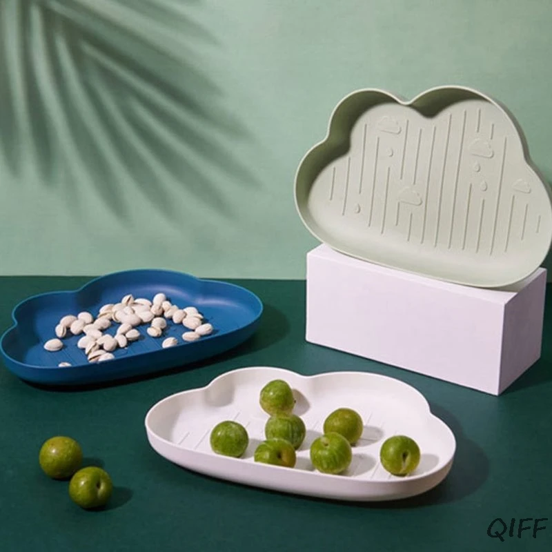 Креативные облачные тарелки для закусок орехи сухая миска фруктов коробка