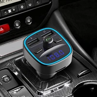 wireless bluetooth adapter car kit mp3 player fm transmitters multifunction audio receiver hands free calling dual usb port