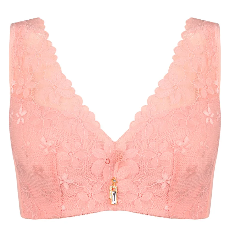 Pink MARK MADDOX Bralette сексуальное нижнее белье плюс бюстгальтеры большого размера для женщин пуш-ап кружевное нижнее белье бюстгальтер нижнее белье Минимайзер - Color: Pink