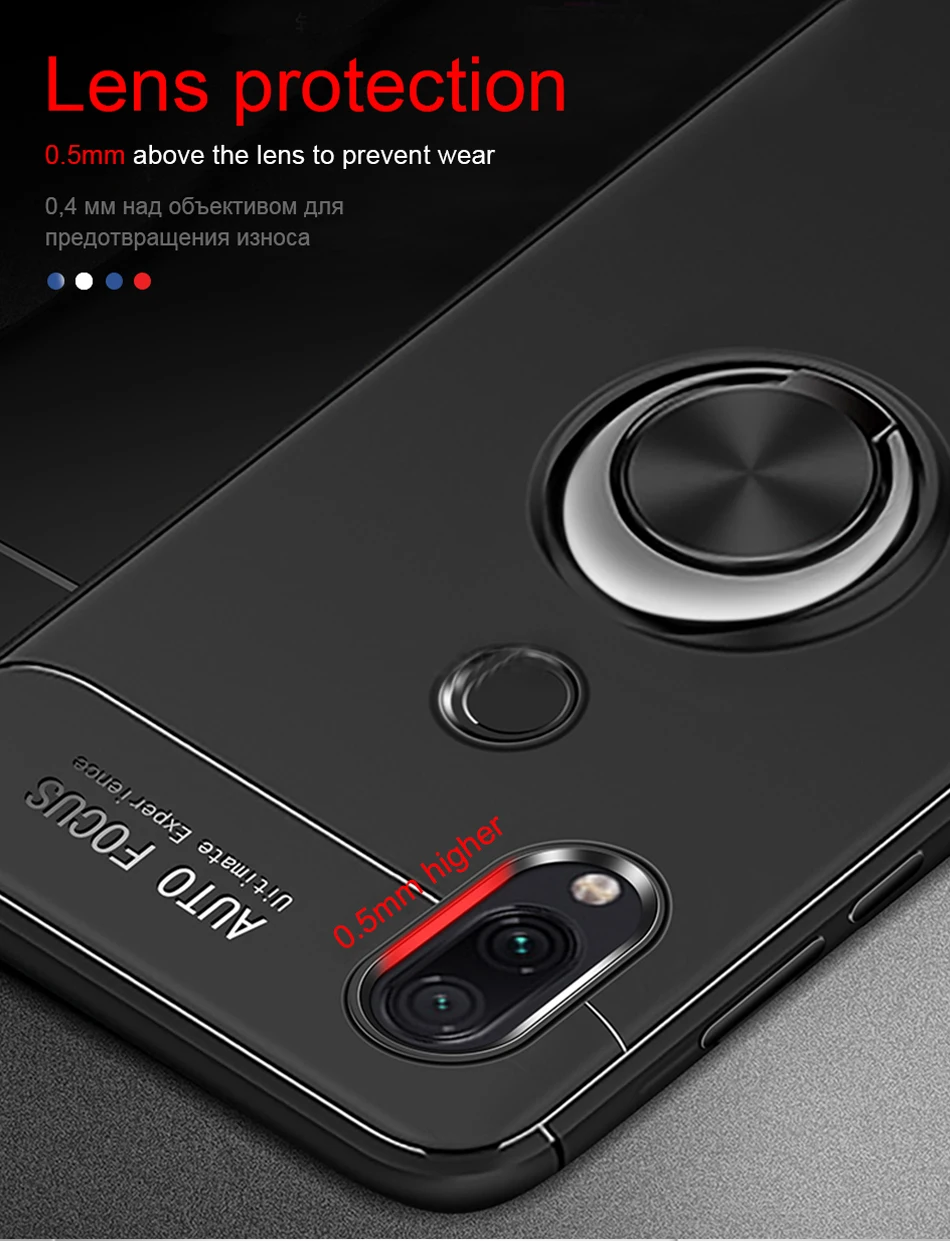 Магнитный чехол для Redmi 7 7A Redmi Note 7 case силиконовый Защитный чехол для телефона redmi 7 7a note 7 pro деловой чехол сяоми редми 7 а ноут 7 чехол ксиоми редми нот 7 про чехлы