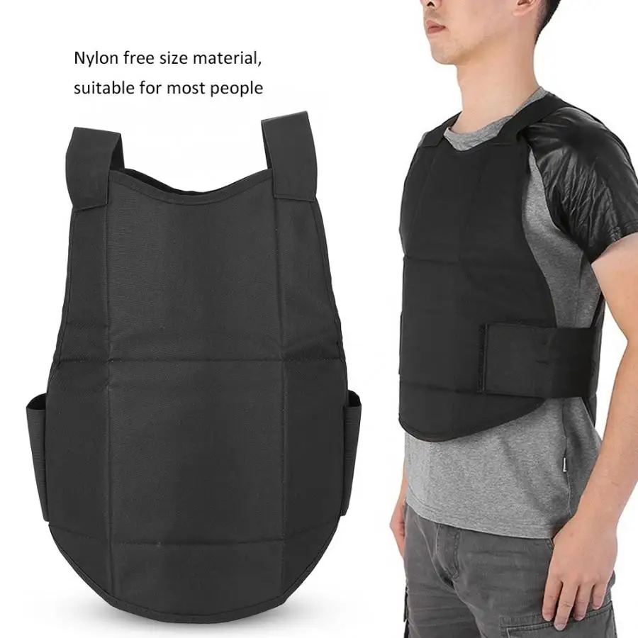 Тактический жилет нейлоновый защитный черного цвета для охоты легкий стрельбы