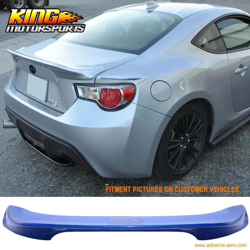 Подходит для 13 20 Scion FRS Subaru BRZ Toyota 86 окрашенный спойлер багажника World Blue Pearl # K7X Global