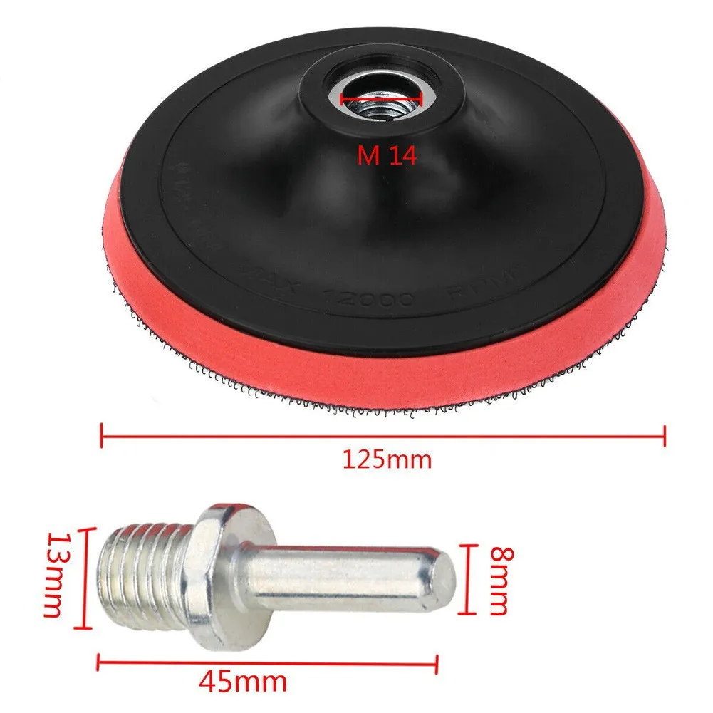 

1 * 10mm Drill Adaptor Sandpapers 12.7cm/5in With Pre-punched 8 Holes 40/ 60/ 80/ 120/ 150/ 180Grit