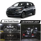 Белый Canbus Нет Ошибка светодиодный лампы внутренний купол светильник комплект для форд фиеста MK6 MK7 аксессуары 2002-2016 фонарь освещения номерного знака