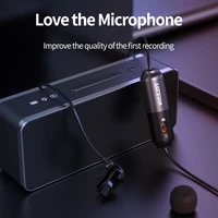 lavalier microphone lossless noise reduction for conference indoor recording live broadcast and vlog for laptop mobile phone