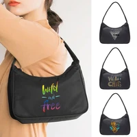 new fashion handbags ladies shoulder bag mini print series ladies underarm bag retro shoulder bags harajuku shopping clutch