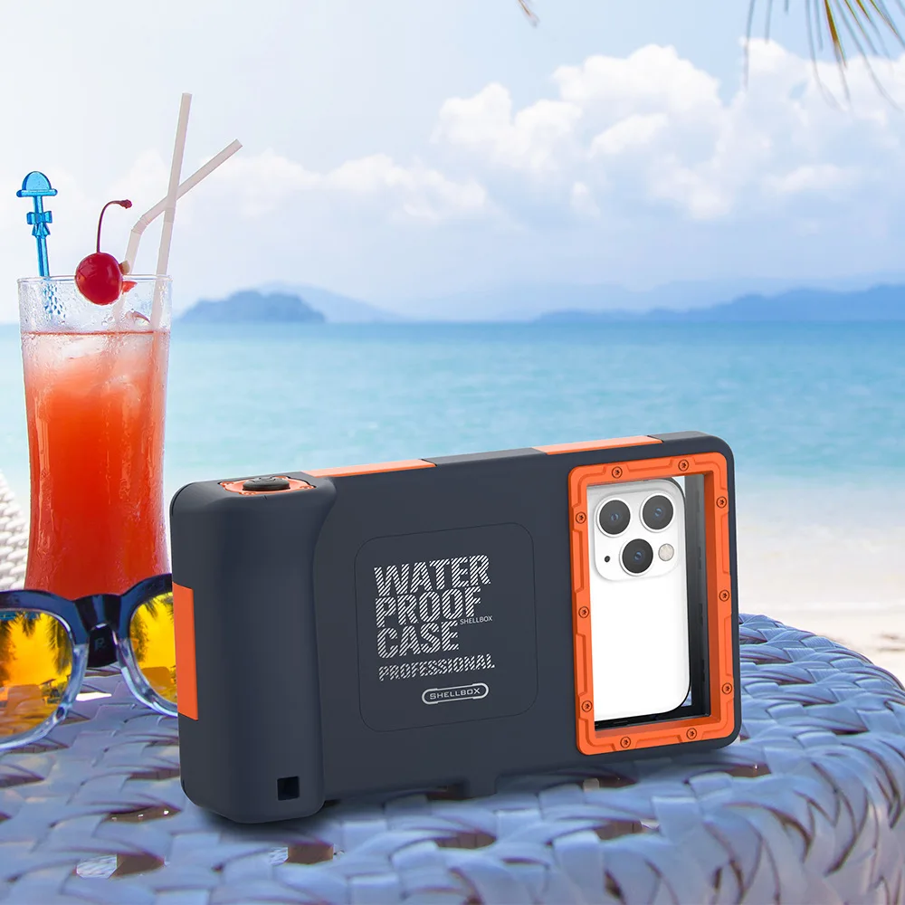Iphone12 SE2 Series Diving Case for Apple Samsung Deep Water Shooting Waterproof Universal Mobile Phone Case