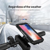 outdoor bicycle mountain motorcycle handle mobile phone suitable support foldable telescopic navigation waterproof rainwater bag