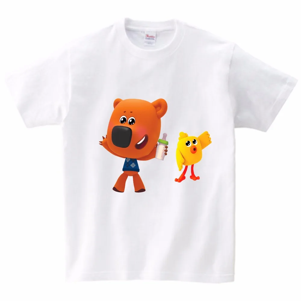 

Baby Boy T Shirts For Children Clothing 2018 Summer Clothes Girls Short Sleeve be be Bears Print 100% Cotton Kids Tops Tee Shirt
