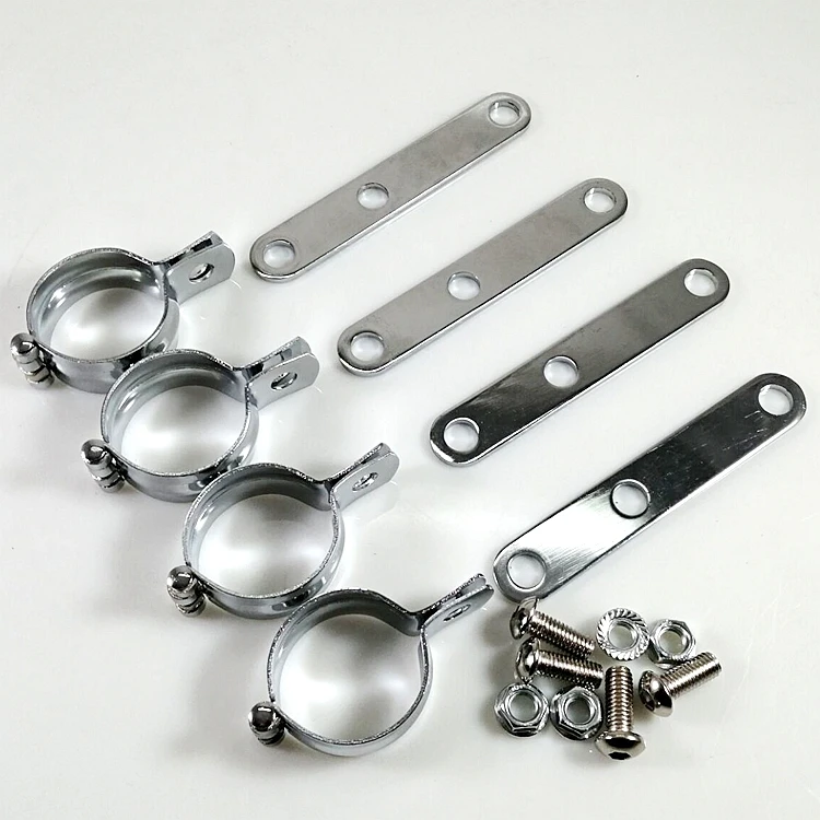 

Универсальный Регулируемый кронштейн для крепления мотоциклетной вилки фары, 41-51 мм, для Honda Kawasaki Suzuki Yamaha