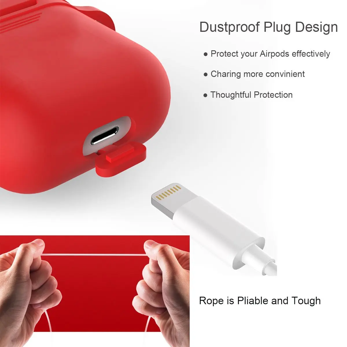 4 в 1 наушники силиконовый чехол анти-потеря провода наушники для Apple Airpods Air Pods Bluetooth беспроводные наушники аксессуары
