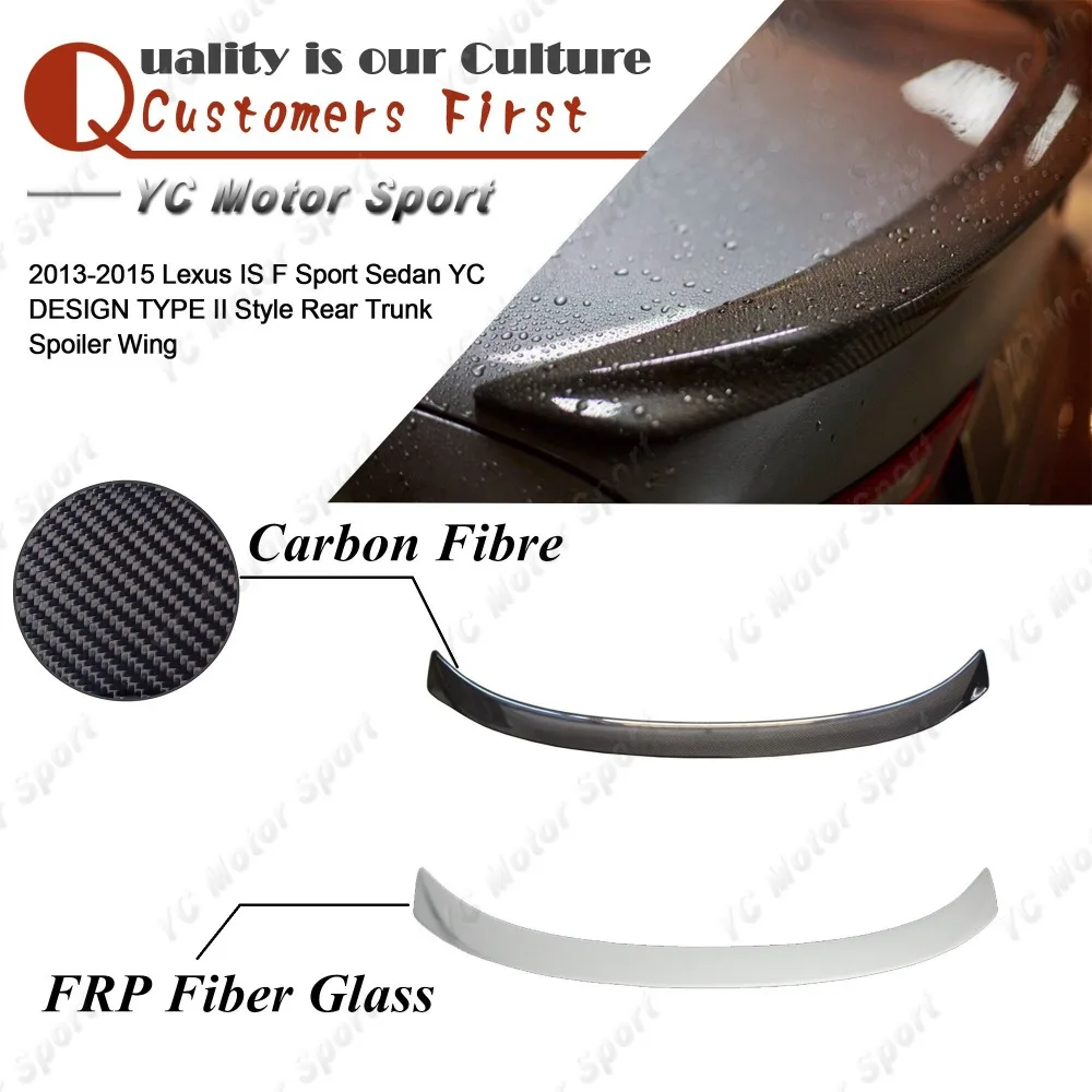 Задний спойлер из углеродного волокна/стекловолокна FRP YC дизайн II типа подходит