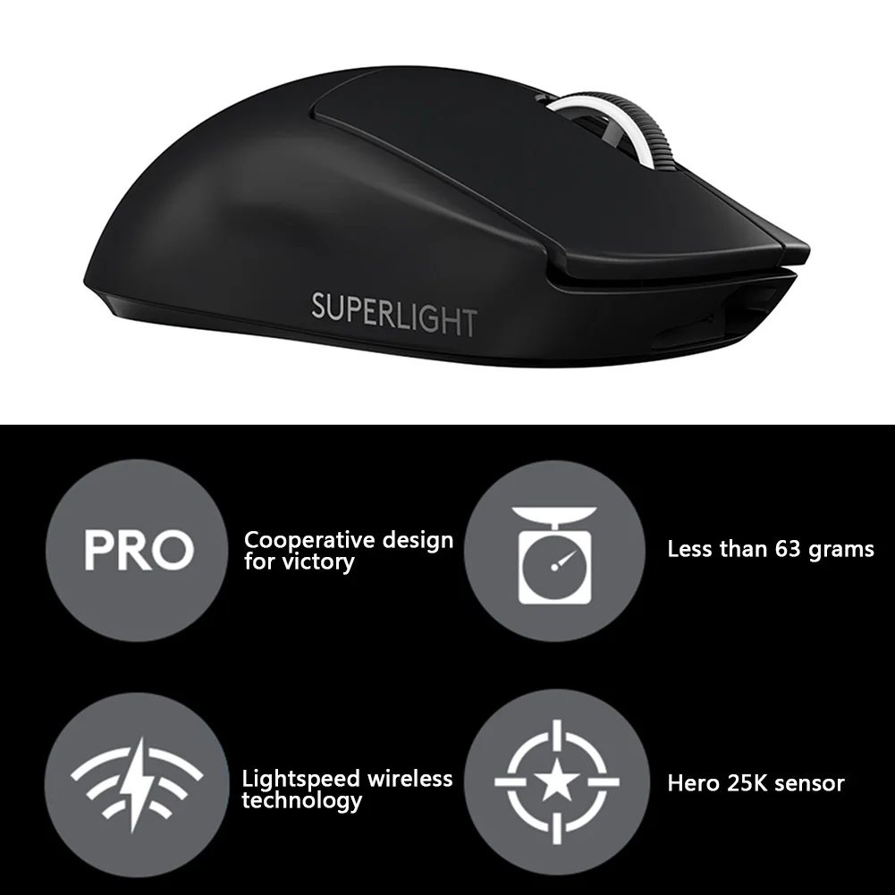 

Wireless Mouse Switch Devices Connect Tablet G PRO X Superlight Wireless Gaming Mouse 25K Sensor Computer Mice