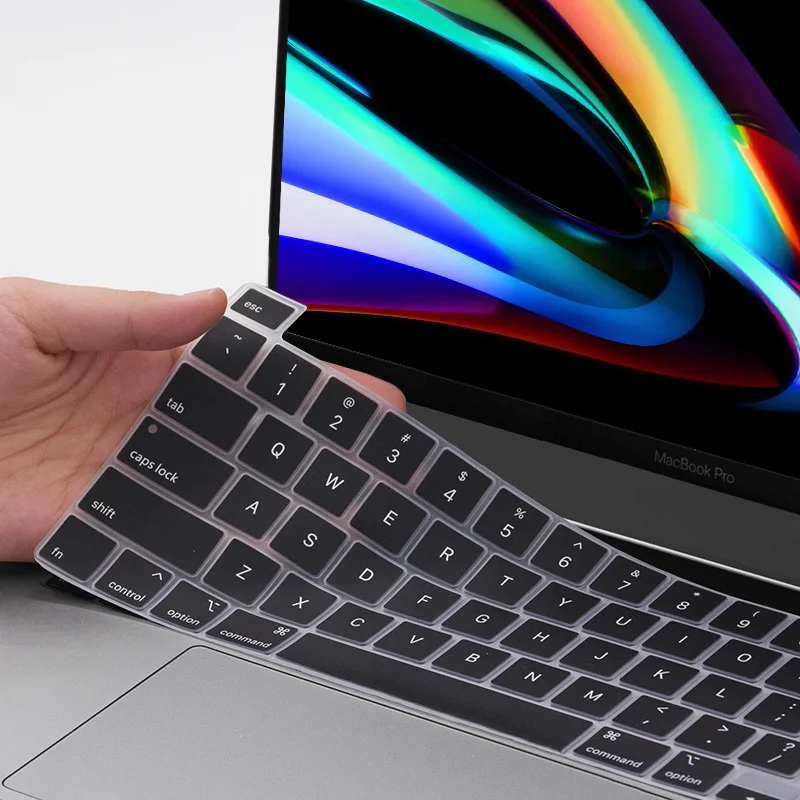 Силиконовый чехол для клавиатуры MacBook Pro 16 дюймов 2019 модель A2141 пленка защита от
