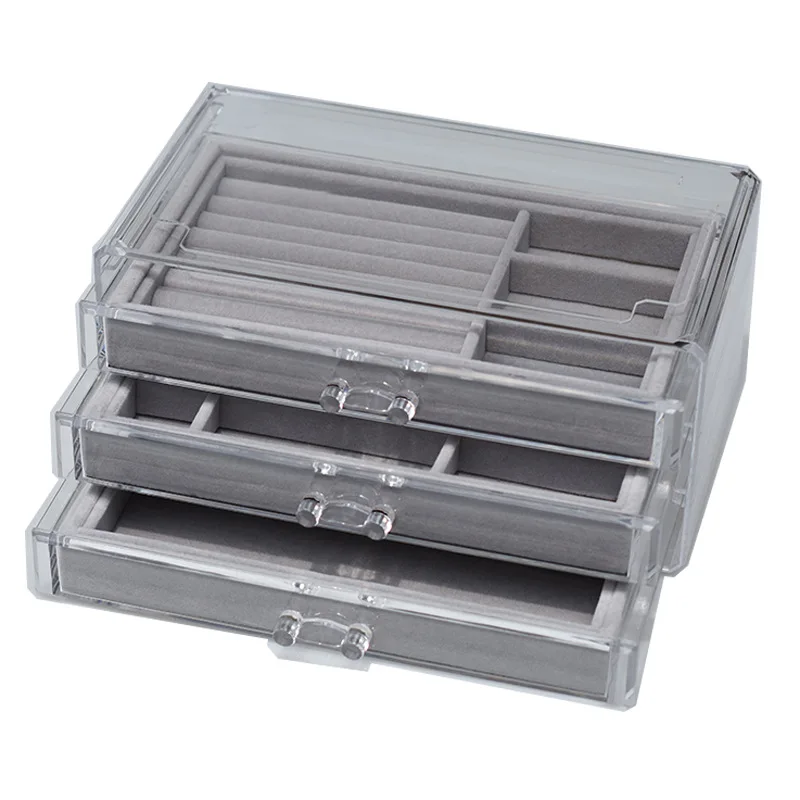 Ящик для хранения ювелирных изделий 2/3 уровней|Коробки и ящики хранения| |