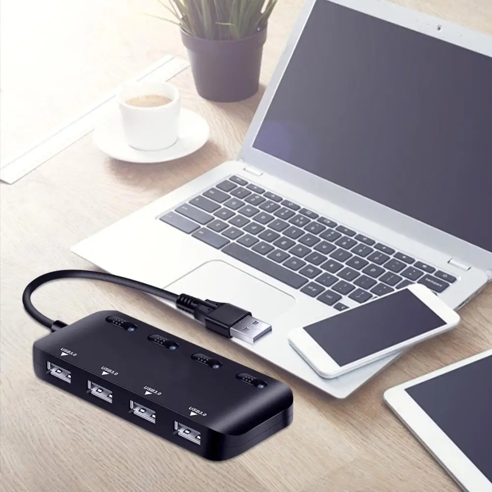 4 Порты и разъёмы USB 3 0 концентратор токовой защиты разделитель данных расширения