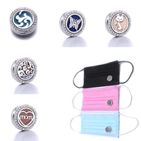 2021new essential oil diffuser clip brooch aromatherapy box stainless steel magnetic buckle many styles to choose from