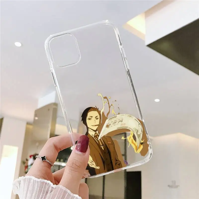 

Anime Balance UNLIMITED Phone Case Transparent for iPhone 6 7 8 11 12 s mini pro X XS XR MAX Plus SE cover funda