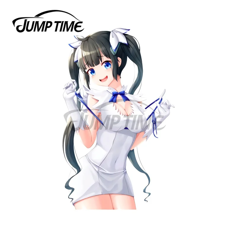 JumpTime 13x5 5 см милые виниловые автомобильные наклейки с изображением гестиы