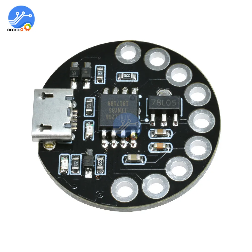 Micro USB LilyTiny LilyPad ATtiny85 макетная плата для Arduino DIY Kit программируемые SRAM Digispark устройства Nano