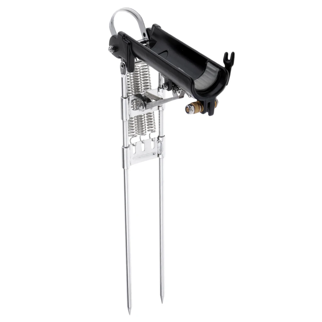 

1 Piece High Quality Grounded Fishing Rod Pole, Stand, Bracket, Support, Rack, Foldable Bilateral Fishing Accessory