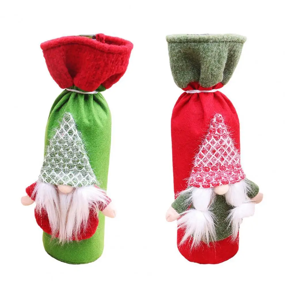 Горячая Распродажа чехол для винной бутылки экологически чистая ткань в форме