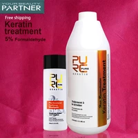 2020 fashion purc 5 formalin keratin and keratin purifying shampoo hair care set cheeper price repair damaged hair skin care