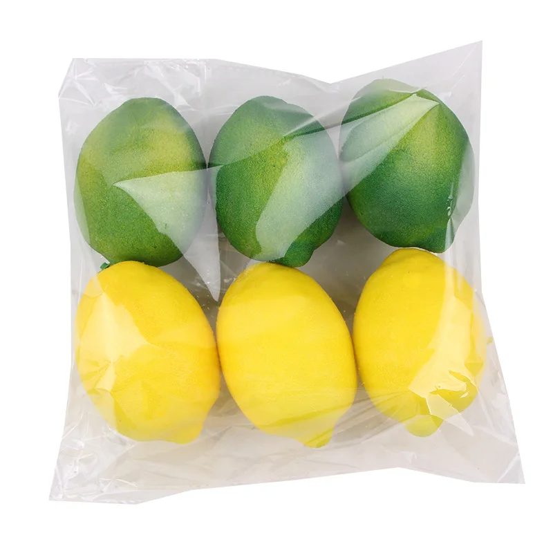 Искусственные фрукты SUEF 10 см имитация пены большой лимон украшение для дома