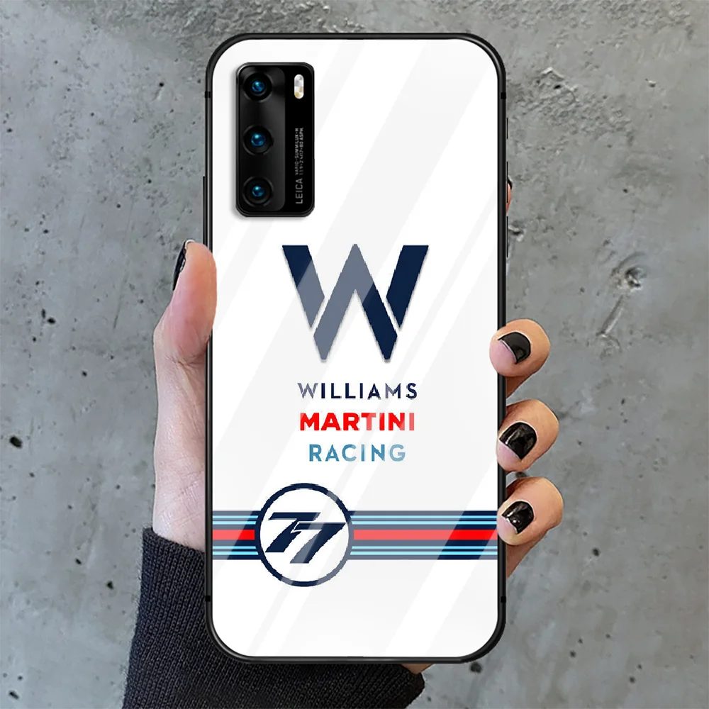 

Martini Racing Car Phone Tempered Glass Case Cover For Huawei P Nova Mate 5T 20 30 40 Pro Lite Smart 2019 2021 Hot Cell Prime