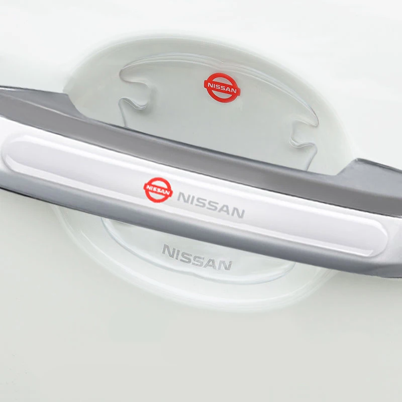 

8PCS/Set Car Door Handle Stickers Film Anti Scratch Car Stickers For Nissan Qashqai J11 Protector Decors Auto Decals Accessories