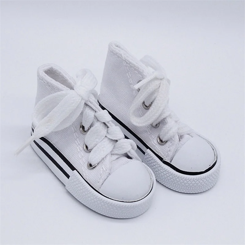 Best Sale1 пара 7,5 см обувь для кукол парусиновая обувь для куклы BJD модная мини обувь для куклы для русской кукла, сделанная вручную аксессуары для куклы