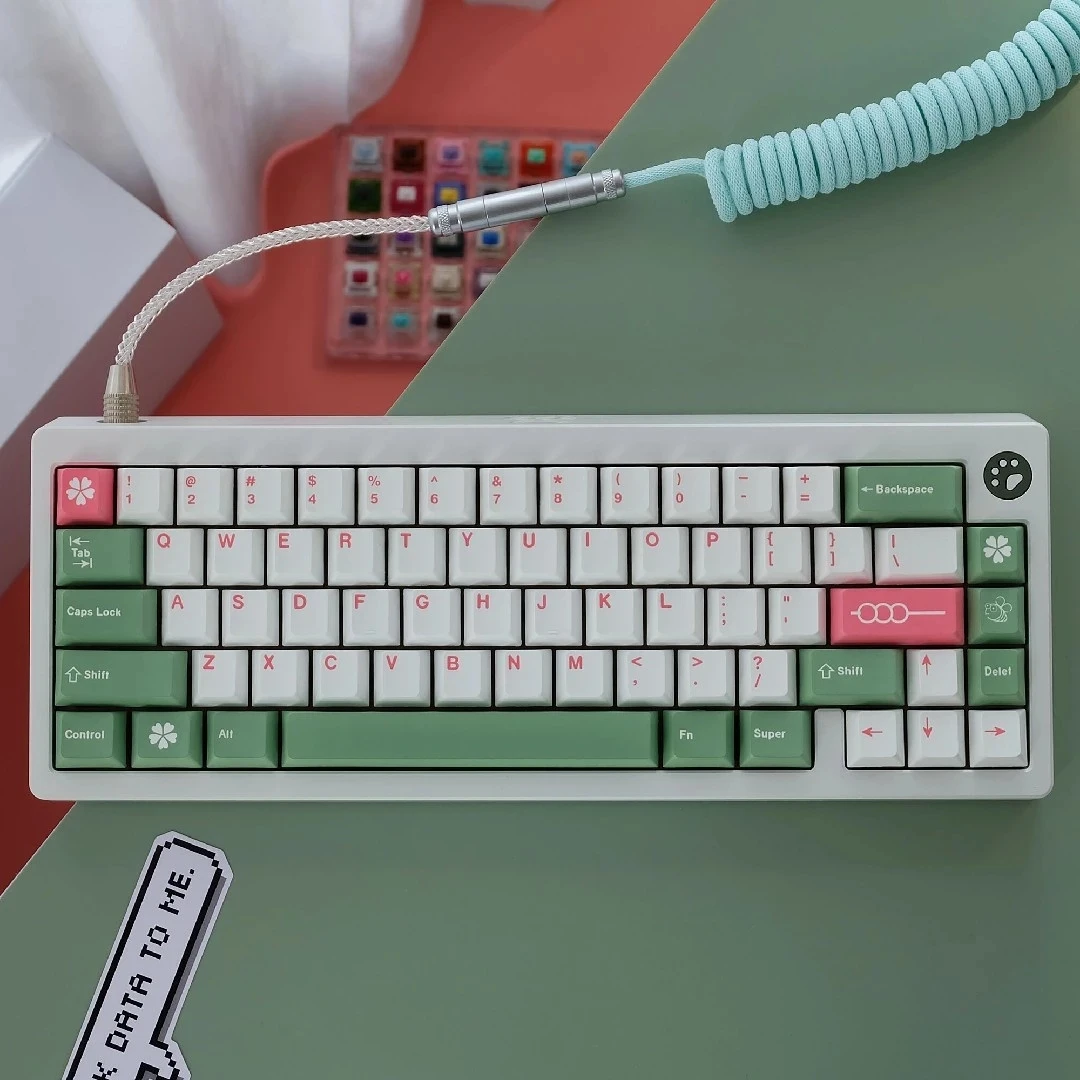 135 клавиш GMK Hanami Dango крышка ключа s PBT с пятью Сторонами сублимационная