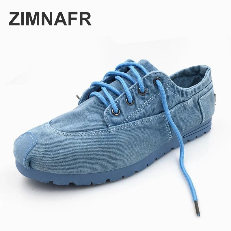 ZIMNAFR 2020 Весенняя Новая тканевая обувь женская парусиновая повседневная модная
