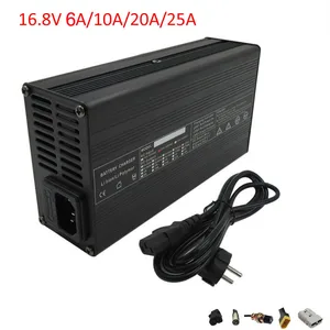 16 8v 6a 10a 20a 30a lithium battery charger for 4s 14 4v 14 8v li ion electric tool fish boat golf car lamp light charger free global shipping