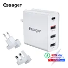 Зарядное устройство Essager сетевое с USB-портами и поддержкой быстрой зарядки, 48 Вт