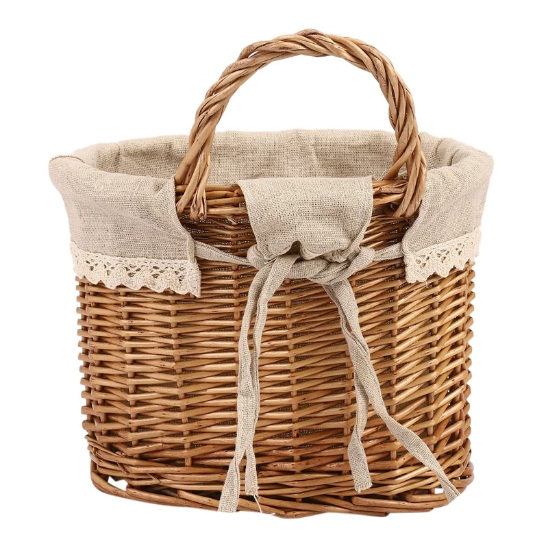 Семейная Корзина для пикника из ротанга в английском стиле корзина хранения