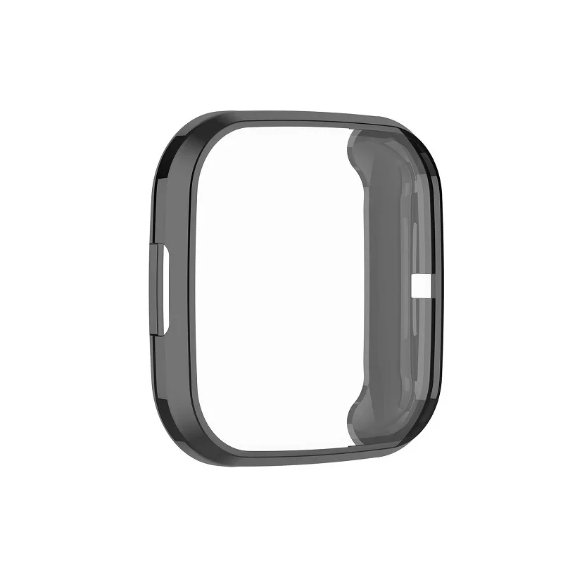 Защитный чехол на весь экран для Fitbit Versa2 Smartwatch с рамкой из мягкого ТПУ защитный