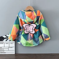 menoea 2021 new fashion kids girls autumn thin jackets baby butterfly appliques coats children casual sweet outerwear for 0 8y