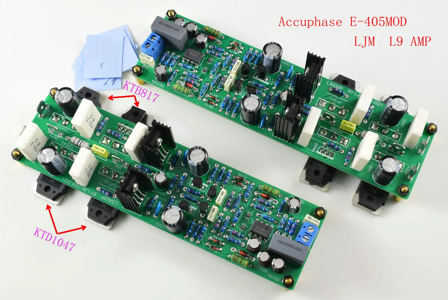 

Accuphase E405-MOD Modified Version Front and Rear Combined Power Amplifier Parts Finished Board