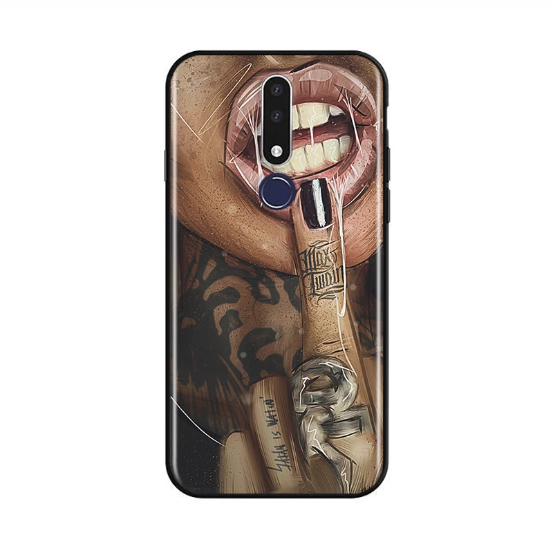 

Cool Sleeve Tattoo Girl for OPPO F17 F15 F11 F9 F5 F7 K5 K3 K1 R17 RX17 R15 R15X R9S Pro Neo Black Phone Case